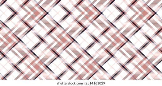 Vector checkered pattern. Tartan, textured seamless twill for flannel shirts, duvet covers, other autumn winter textile mills. Vector Format