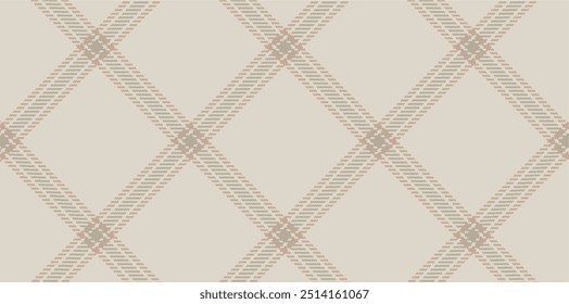 Vector checkered pattern. Tartan, textured seamless twill for flannel shirts, duvet covers, other autumn winter textile mills. Vector Format