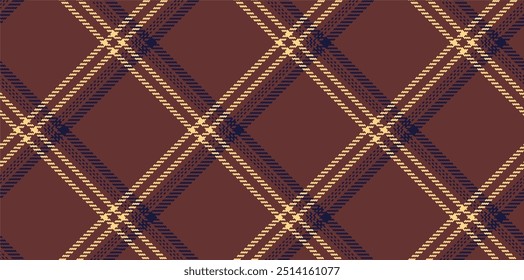 Padrão quadriculado vetorial. Tartan, sarja sem costura texturizada para camisas de flanela, capas de edredão, outros moinhos têxteis de inverno de outono. Formato do vetor