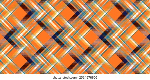 Padrão quadriculado vetorial. Tartan, sarja sem costura texturizada para camisas de flanela, capas de edredão, outros moinhos têxteis de inverno de outono. Formato do vetor