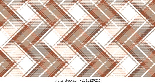 Vector checkered pattern. Tartan, textured seamless twill for flannel shirts, duvet covers, other autumn winter textile mills. Vector Format