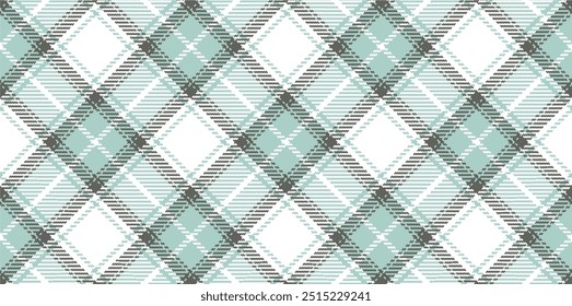 Vector checkered pattern. Tartan, textured seamless twill for flannel shirts, duvet covers, other autumn winter textile mills. Vector Format