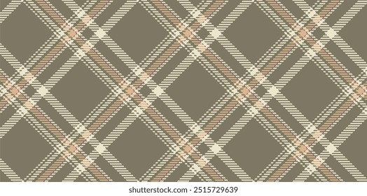 Patrón de cuadros de Vector. Tartán, sarga sin costuras texturizada para camisas de franela, fundas nórdicas, otros molinos textiles de otoño e invierno. Formato de Vector