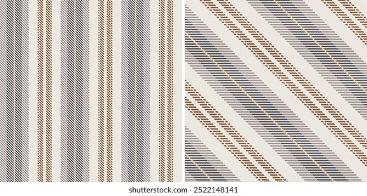 Padrão quadriculado vetorial. Tartan, sarja sem costura texturizada para camisas de flanela, capas de edredão, outros moinhos têxteis de inverno de outono. Formato do vetor