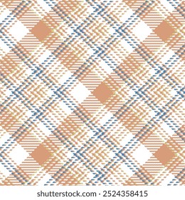 Vector checkered pattern. Tartan, textured seamless twill for flannel shirts, duvet covers, other autumn winter textile mills. Vector Format