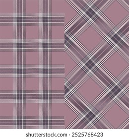 Vector checkered pattern. Tartan, textured seamless twill for flannel shirts, duvet covers, other autumn winter textile mills. Vector Format