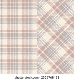 Vector checkered pattern. Tartan, textured seamless twill for flannel shirts, duvet covers, other autumn winter textile mills. Vector Format