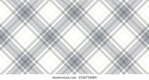 Padrão quadriculado vetorial. Tartan, sarja sem costura texturizada para camisas de flanela, capas de edredão, outros moinhos têxteis de inverno de outono. Formato do vetor