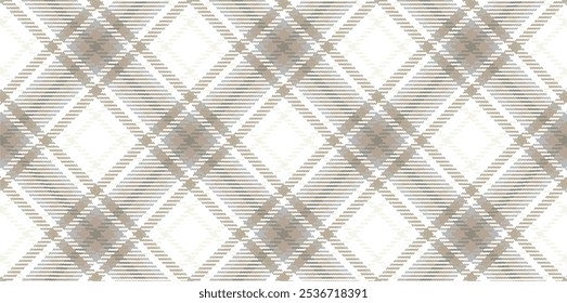 Vector checkered pattern. Tartan, textured seamless twill for flannel shirts, duvet covers, other autumn winter textile mills. Vector Format