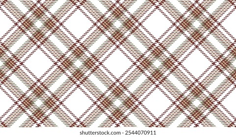 Vector checkered pattern. Tartan, textured seamless twill for flannel shirts, duvet covers, other autumn winter textile mills. Vector Format