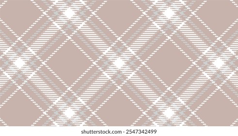 Vector checkered pattern. Tartan, textured seamless twill for flannel shirts, duvet covers, other autumn winter textile mills. Vector Format