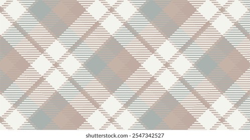 Vector checkered pattern. Tartan, textured seamless twill for flannel shirts, duvet covers, other autumn winter textile mills. Vector Format