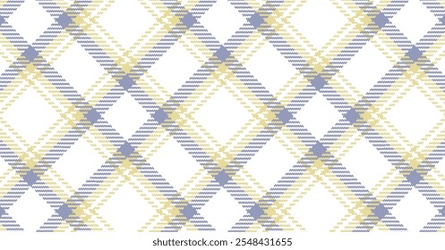 Vector checkered pattern. Tartan, textured seamless twill for flannel shirts, duvet covers, other autumn winter textile mills. Vector Format