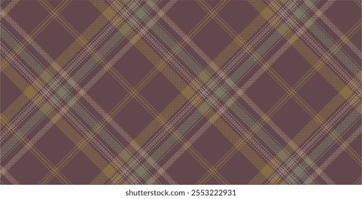 Patrón de cuadros de Vector. Tartán, sarga sin costuras texturizada para camisas de franela, fundas nórdicas, otros molinos textiles de otoño e invierno. Formato de Vector