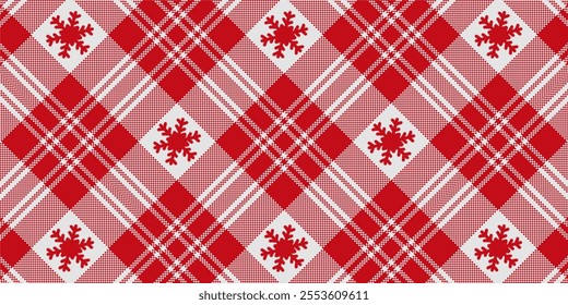 Vector checkered pattern. Tartan, textured seamless twill for flannel shirts, duvet covers, other autumn winter textile mills. Vector Format