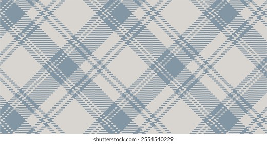 Vector checkered pattern. Tartan, textured seamless twill for flannel shirts, duvet covers, other autumn winter textile mills. Vector Format