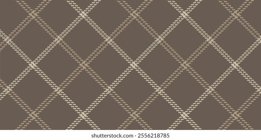 Vector checkered pattern. Tartan, textured seamless twill for flannel shirts, duvet covers, other autumn winter textile mills. Vector Format