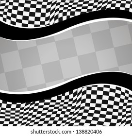 vector checkered racing background. EPS10