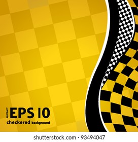 vector checkered racing background. EPS10
