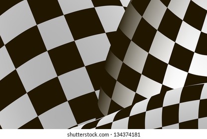 vector checkered racing flag background. EPS10