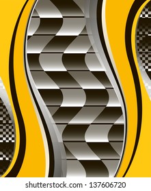 vector checkered racing flag background. EPS10 illustration