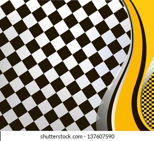 vector checkered racing flag background. EPS10 illustration
