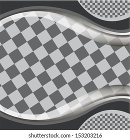 vector checkered racing flag background. EPS10