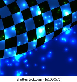 vector checkered racing flag background. EPS10