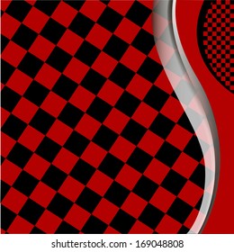 vector checkered racing flag background. EPS10