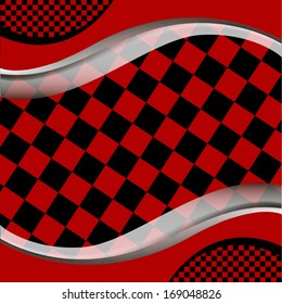 vector checkered racing flag background. EPS10