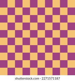Vector checkered seamless pattern. Y2K style 90s digital paper. Surface design illustration. Colorful tile repeat backdrop. Simple flat design fabric textile design background