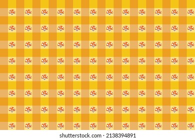 Manteles de cuadros vectoriales con dibujos de hongos