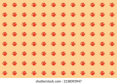 Manteles de cuadros vectoriales con siluetas de setas