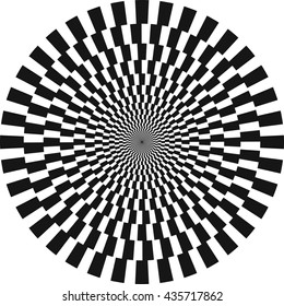 Vector Checkered Vortex Spiral Swirl Background