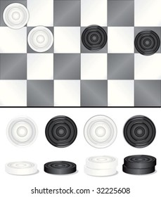 Vector Checkers Game