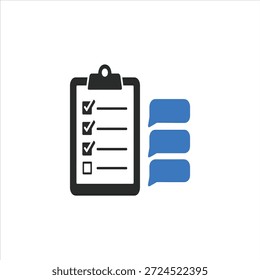 Vetor de lista de verificação com livros. Símbolo do guia manual do usuário. Ícone de técnico