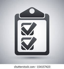 Vector checklist icon