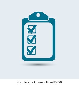 Vector checklist icon 