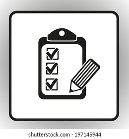 Vector checklist icon