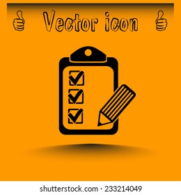Vector checklist icon
