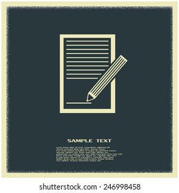 Vector checklist icon