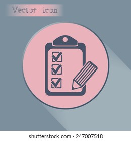 Vector checklist icon