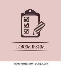 Vector checklist icon