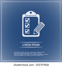 Vector checklist icon