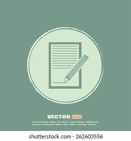 Vector checklist icon