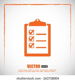Vector checklist icon 