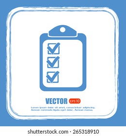 Vector checklist icon 