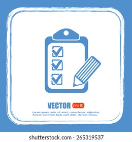 Vector checklist icon