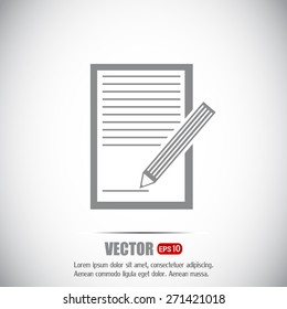 Vector checklist icon