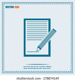 Vector checklist icon